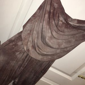GO couture - tie dye strapless jump suit